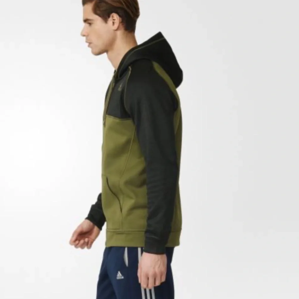Adidas “Olive/Black” Jacket Terrex Tech Fleece Light Hooded Jacket - Picture 2 of 9